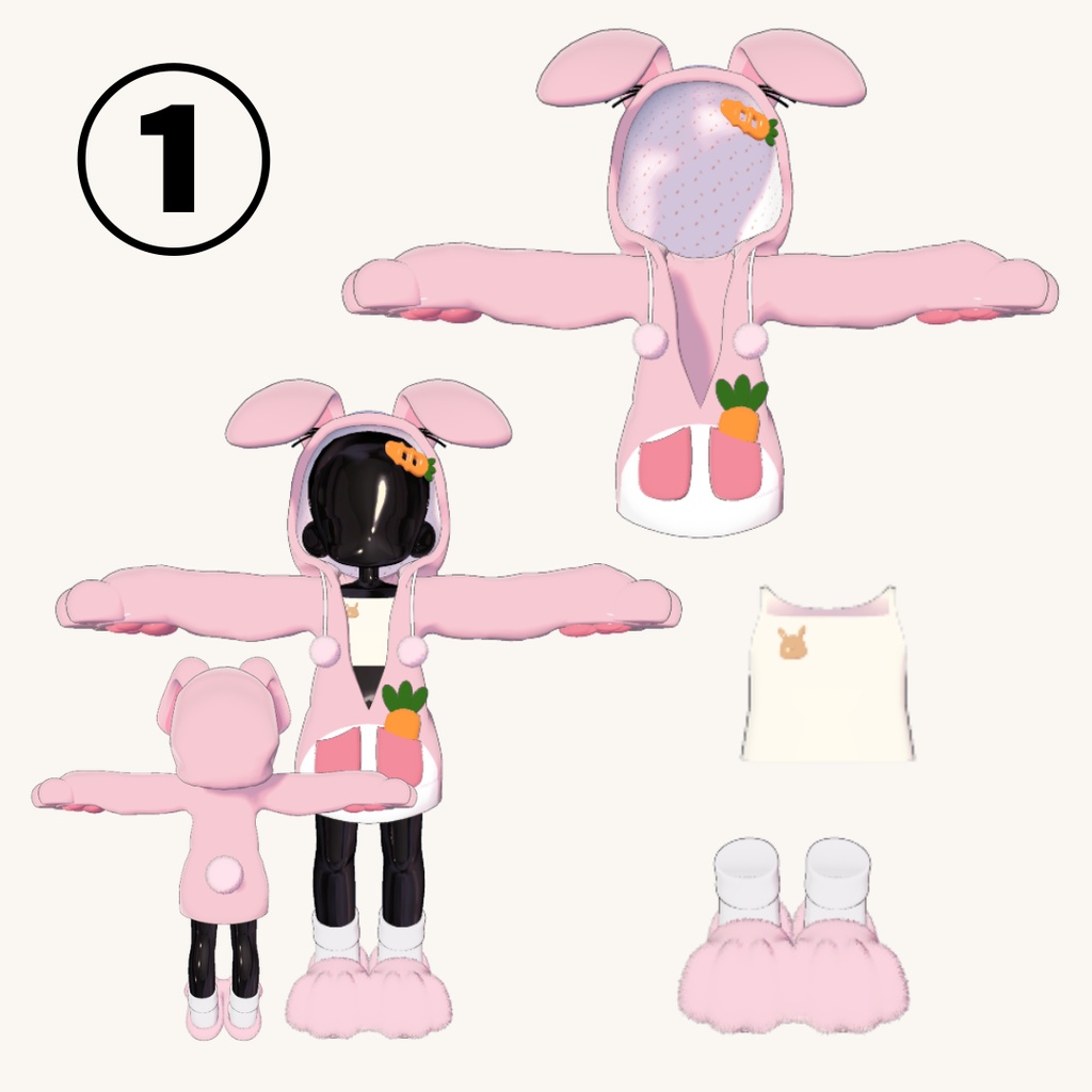 028【キプフェル対応】【まめフレンズ素体】