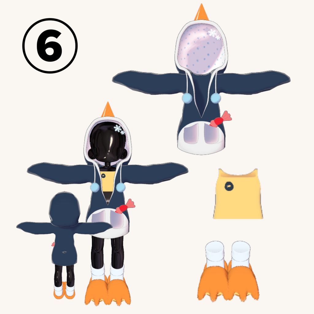 028【キプフェル対応】【まめフレンズ素体】