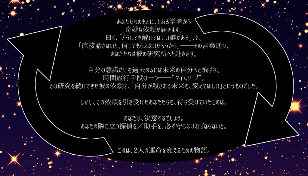 【フタリソウサシナリオ】night after night, night repeat night