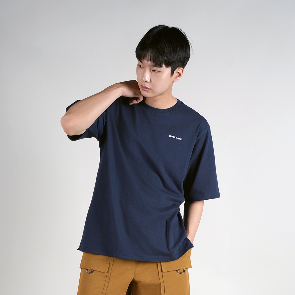 セミオーバーフィット グラフィック半袖Tシャツ - SCUDERIA(ネイビー)