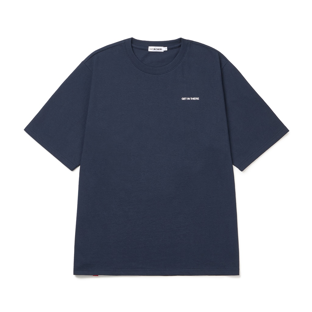 セミオーバーフィット グラフィック半袖Tシャツ - SCUDERIA(ネイビー)