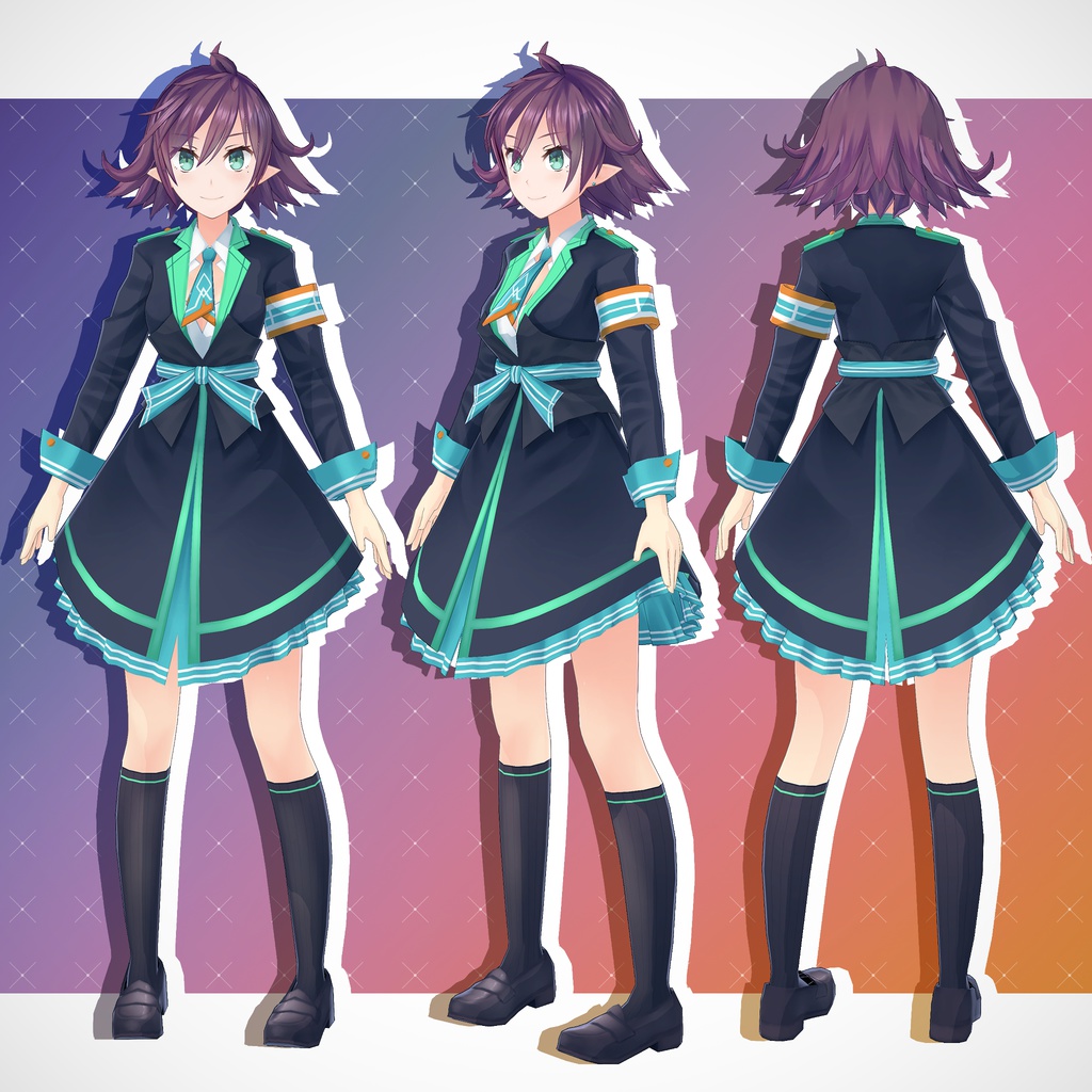 【オリジナル3Dモデル】アーミリィ