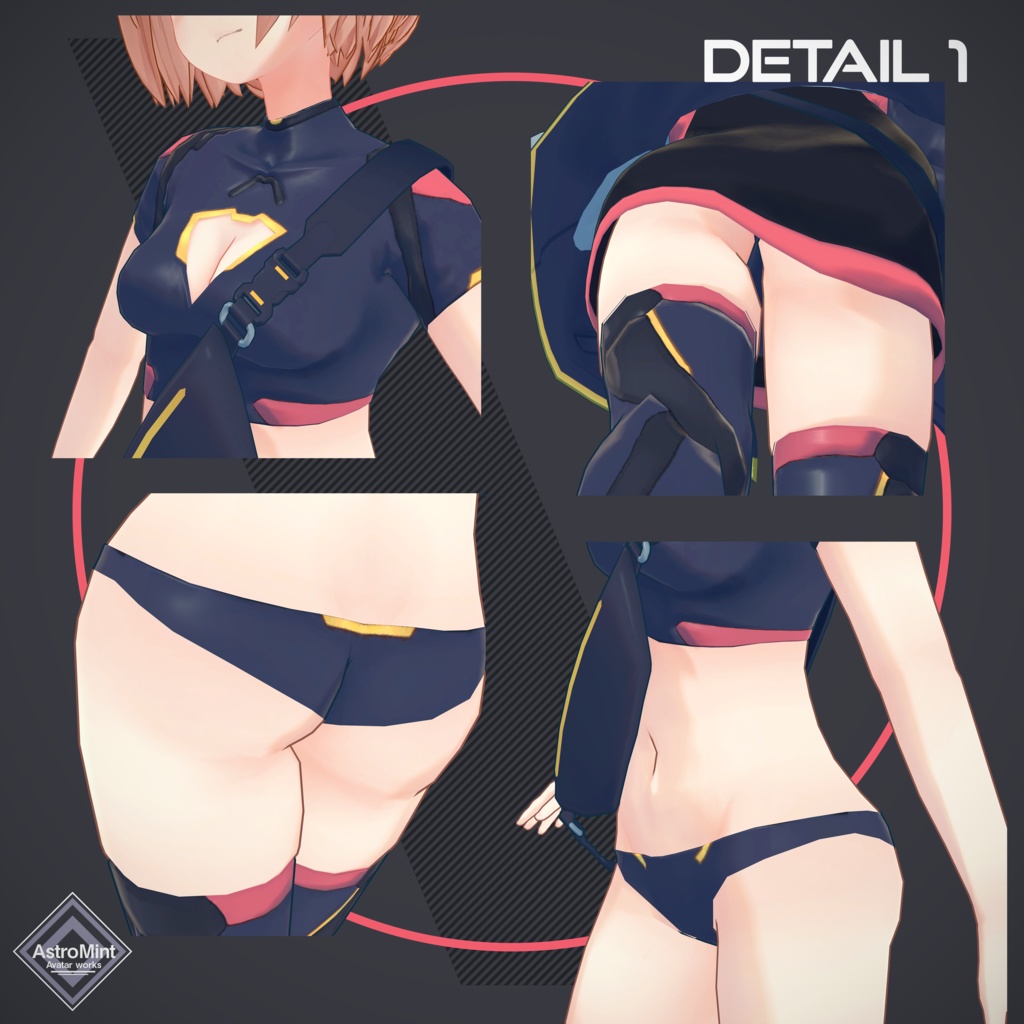 【オリジナル3Dモデル】プリシエナ Casual