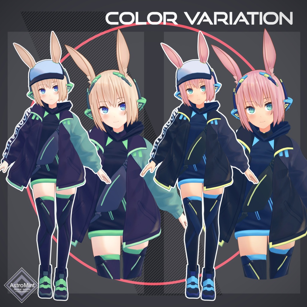 【オリジナル3Dモデル】プリシエナ Casual