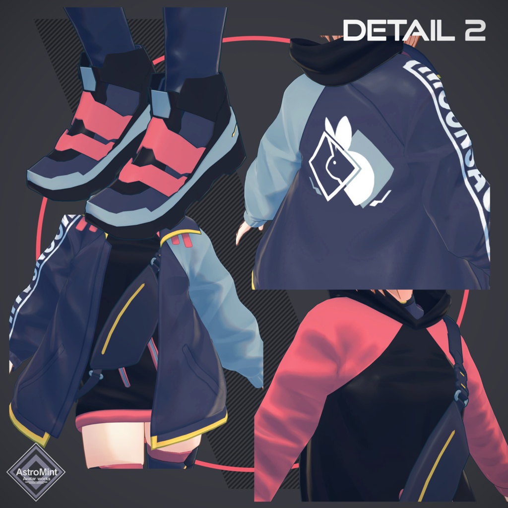 【オリジナル3Dモデル】プリシエナ Casual