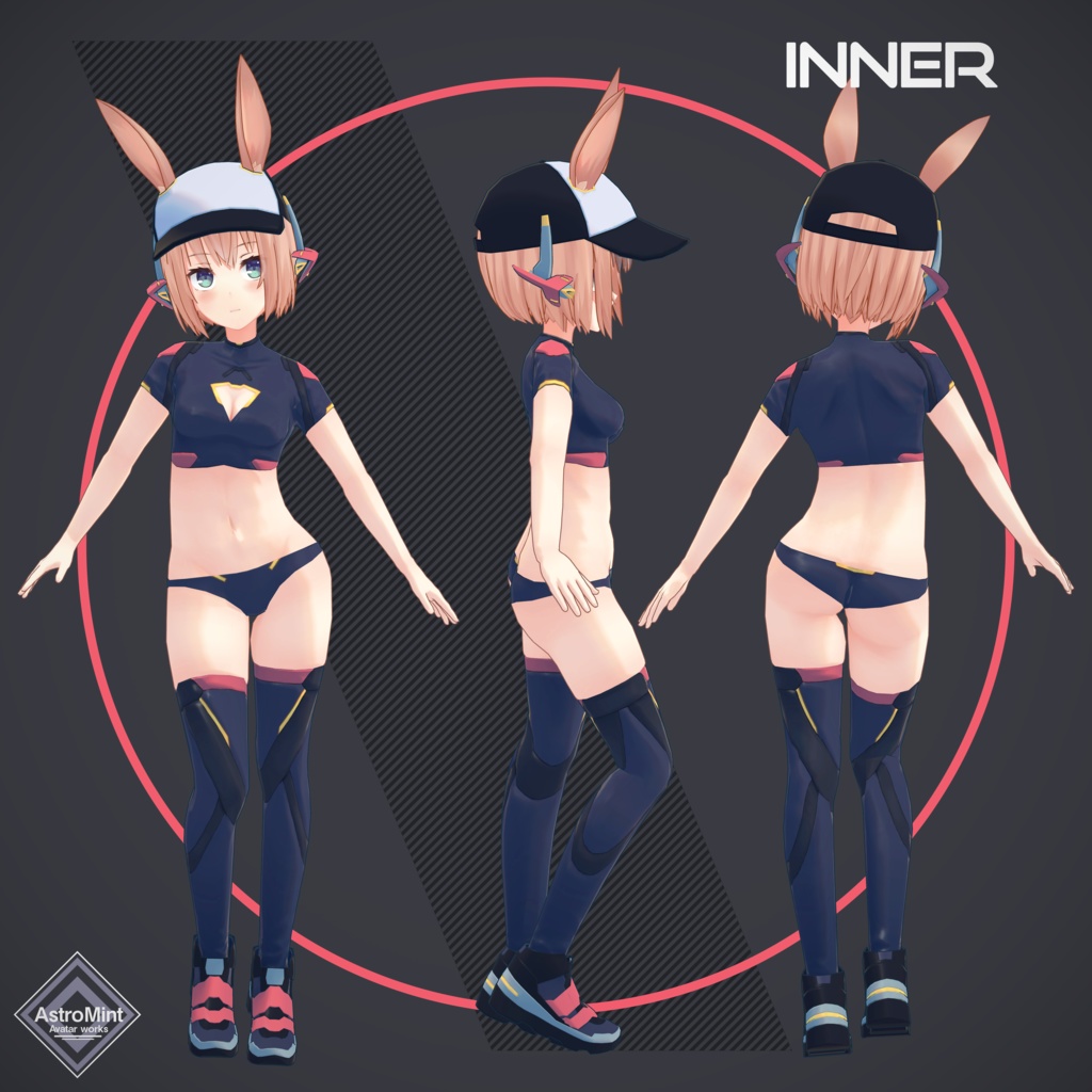 【オリジナル3Dモデル】プリシエナ Casual