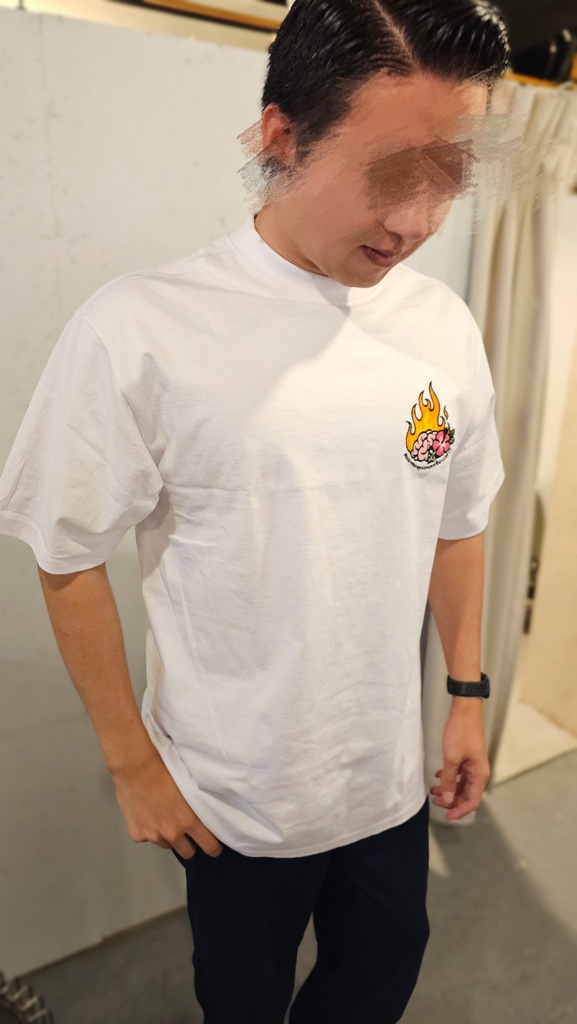 🧠脳みそ焼けてる系Tシャツ🌺