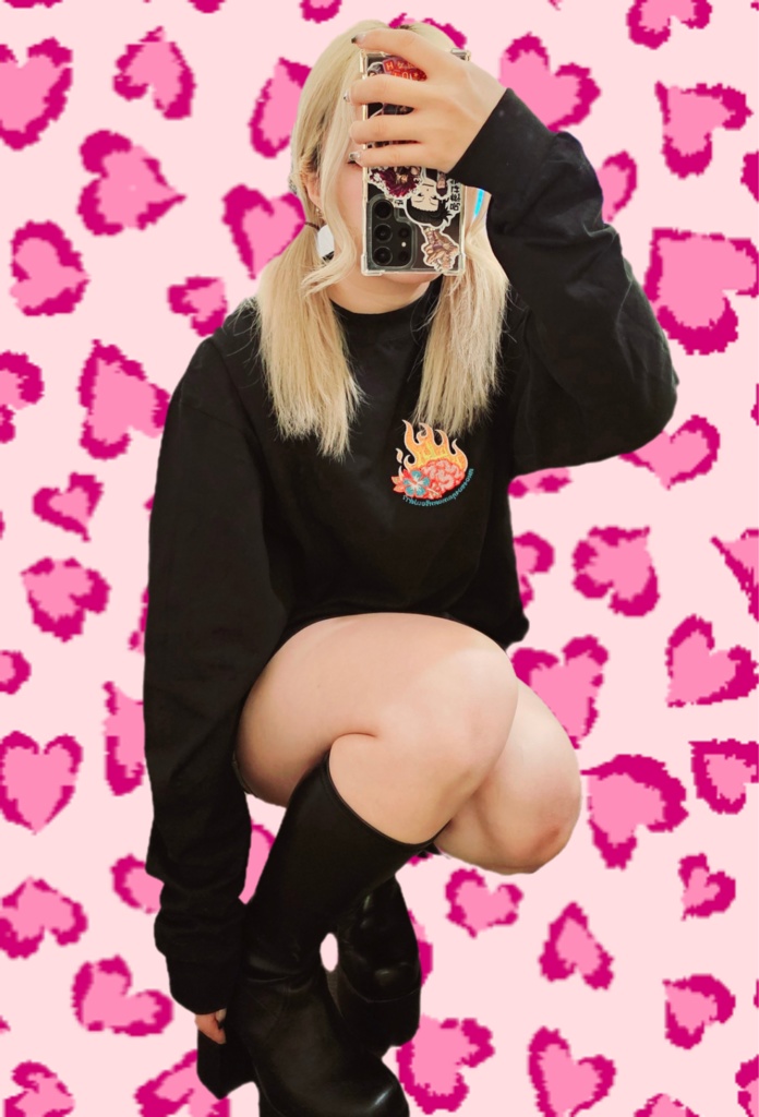 🧠脳みそ焼けてる系ロンT🌺