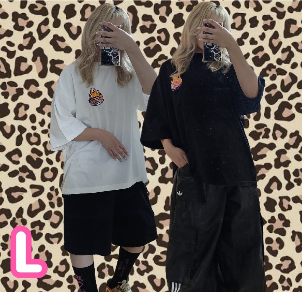 🧠脳みそ焼けてる系Tシャツ【改】🌺