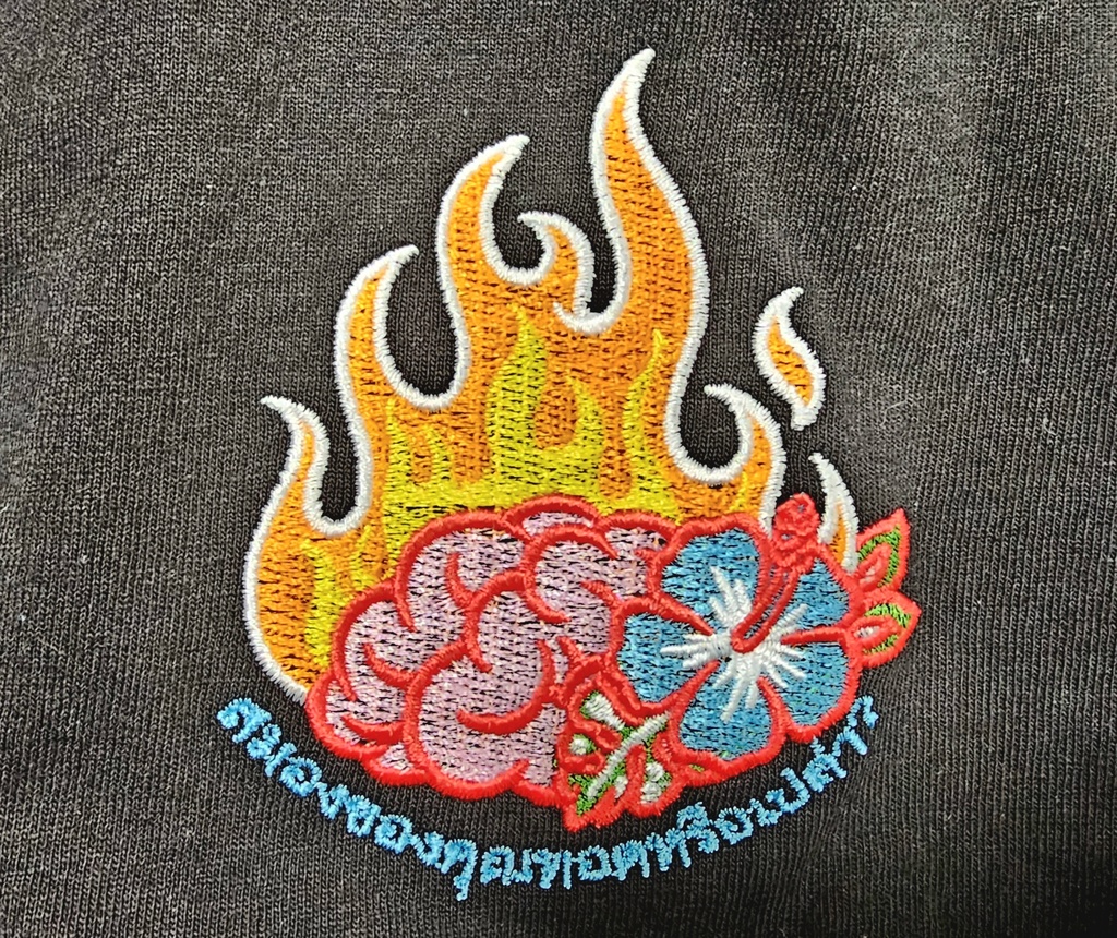 🧠脳みそ焼けてる系Tシャツ【改】🌺