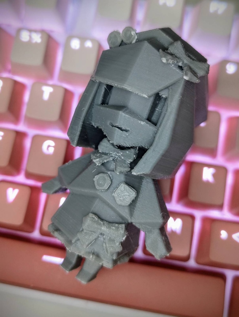 【無料配布】【3Dモデル】鈴原るるのちびキャラ【鈴原るる】