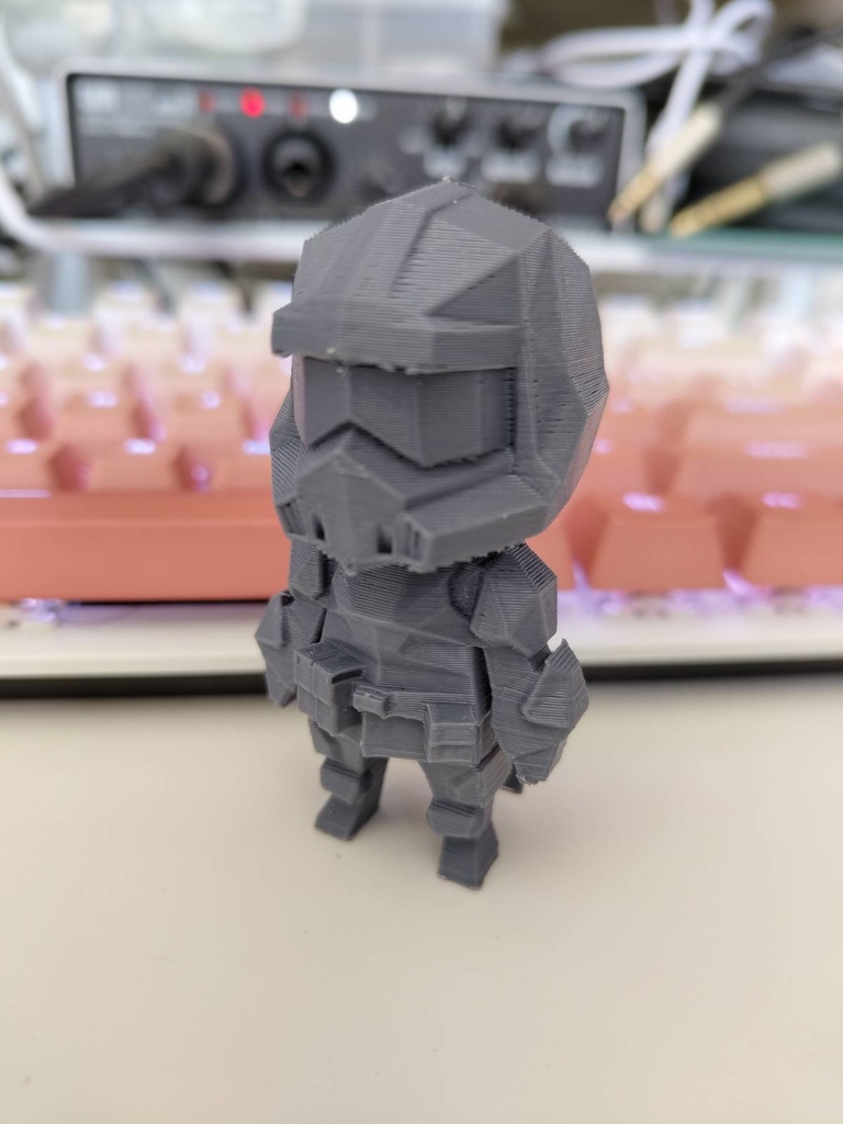 【無料配布】【3Dモデル】B01-タクティカルのちびキャラ【ヘルダイバー2】
