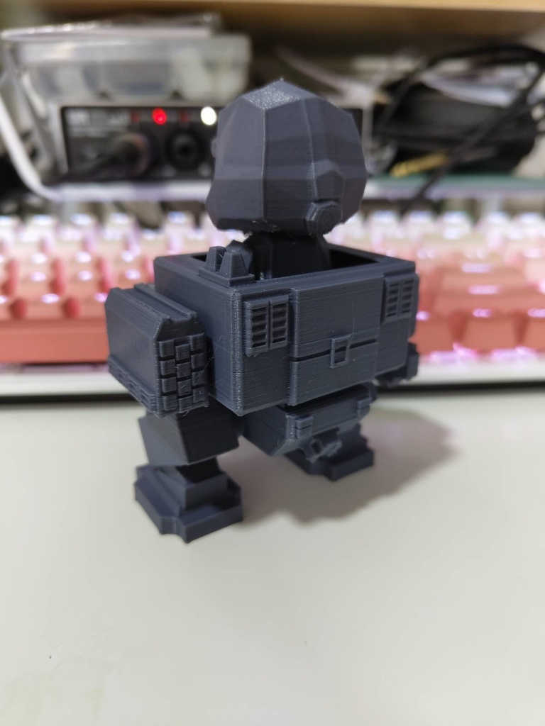 【無料配布】【3Dモデル】EXO-45 パトリオット・エクソスーツのちびキャラ【ヘルダイバー2】