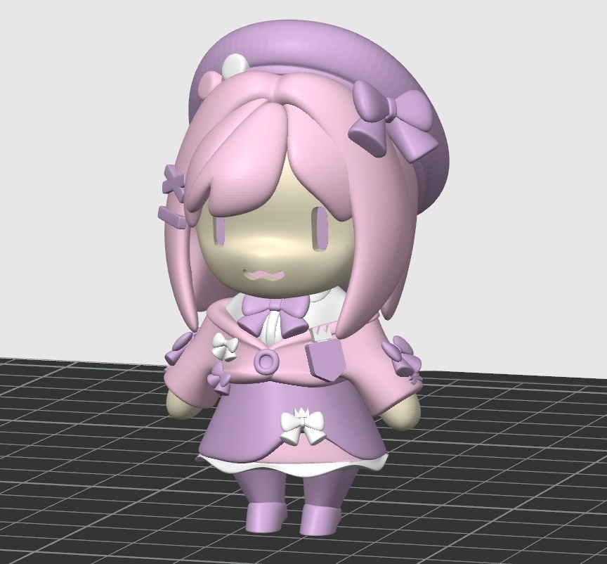 【無料配布】【3Dモデル】鈴原るるのフィギュア【鈴原るる】
