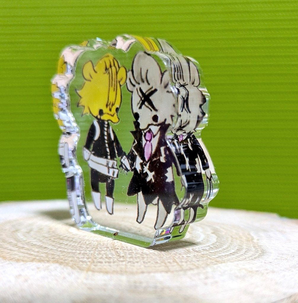 テディベアのアクリルスタンド(ブロック)