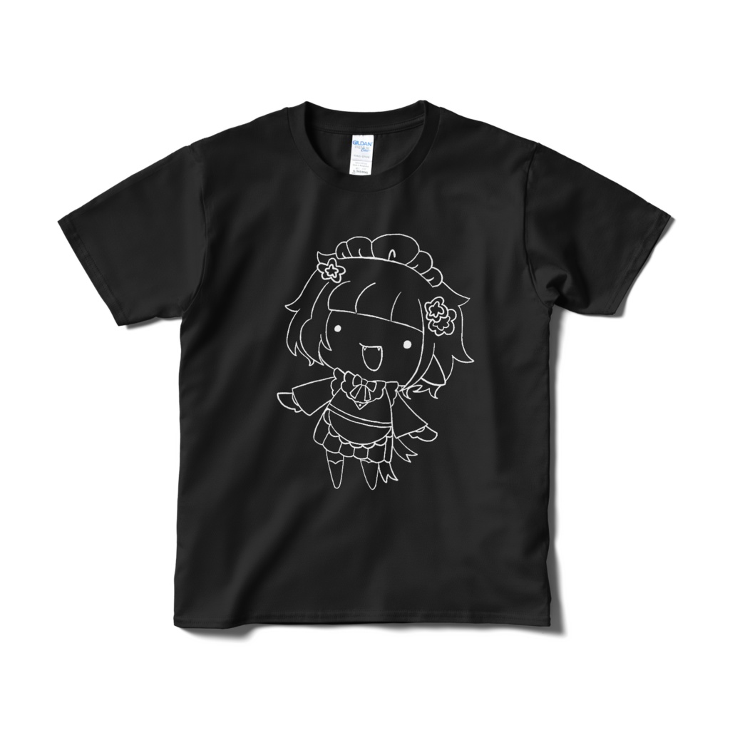 線だけさらちゃんTシャツ(黒)