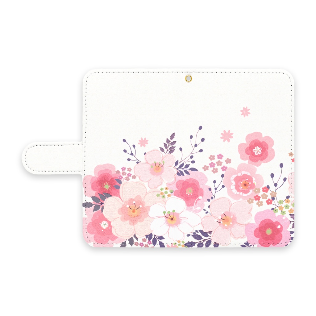 花柄/android手帳型