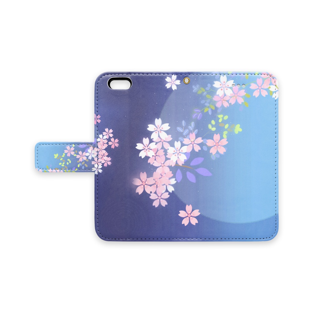 桜月/iPhone手帳型ケース
