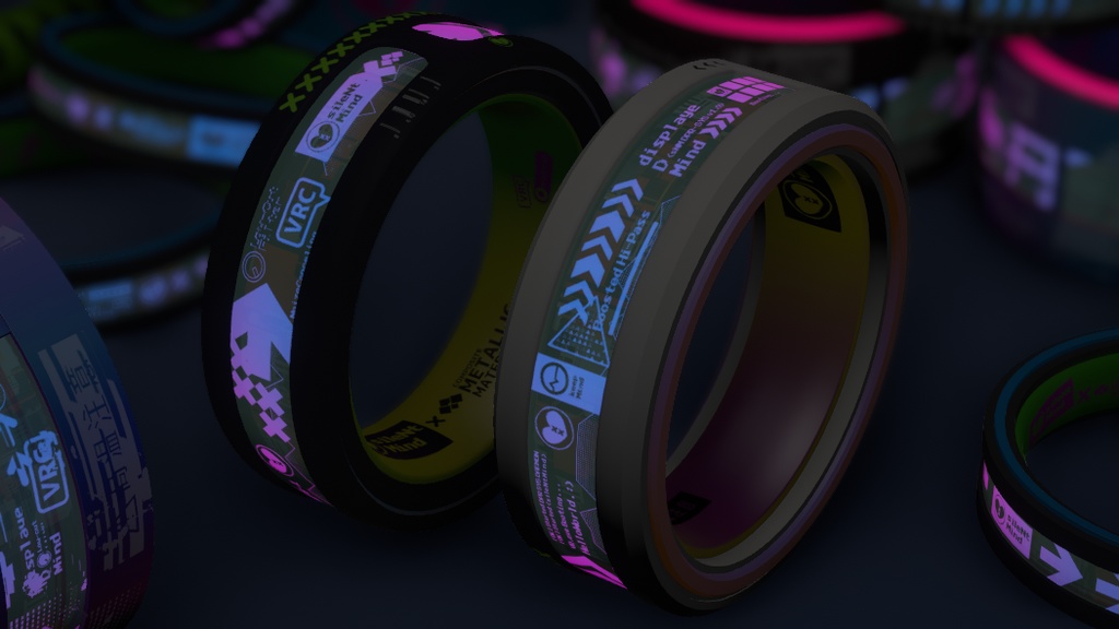 非実在系ブランド<sileNtMind>製リング「displayeDMind」