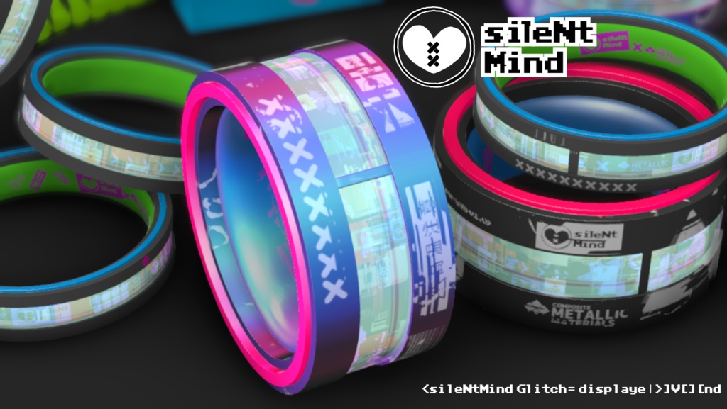 非実在系ブランド<sileNtMind>製リング「displayeDMind」