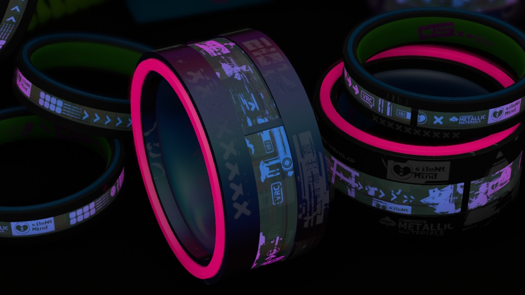 非実在系ブランド<sileNtMind>製リング「displayeDMind」