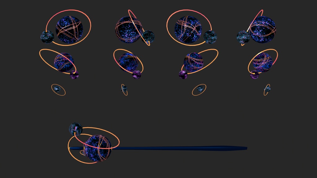 夏飾り 昇華天球