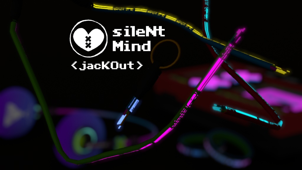 非実在系ブランド<sileNtMind>製キーホルダー「JacKOut」