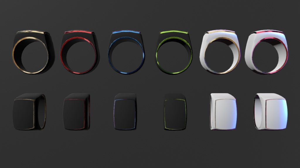 SIMPLE RING02 2Model / 6Colors
