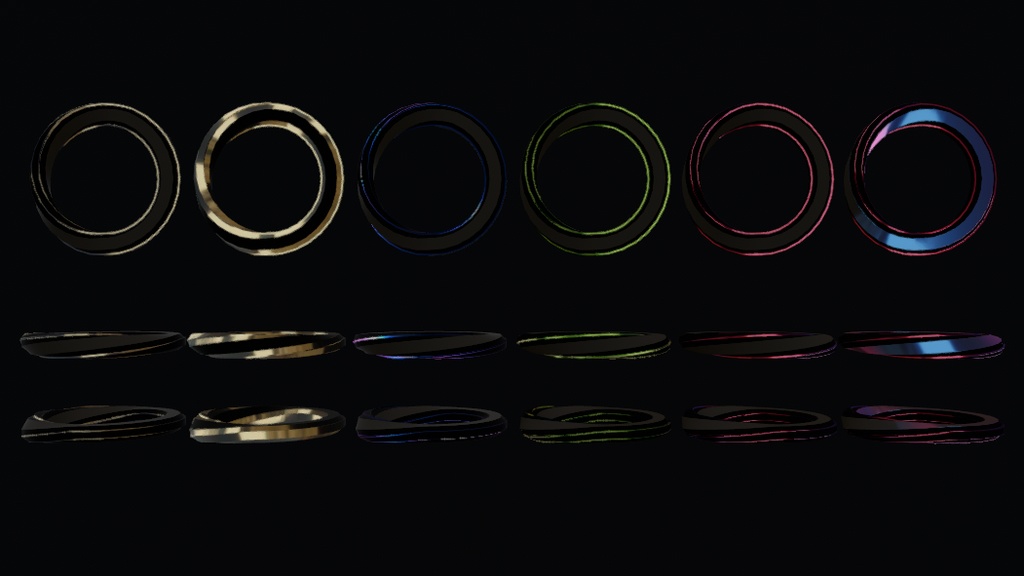 SIMPLE RING02 2Model / 6Colors