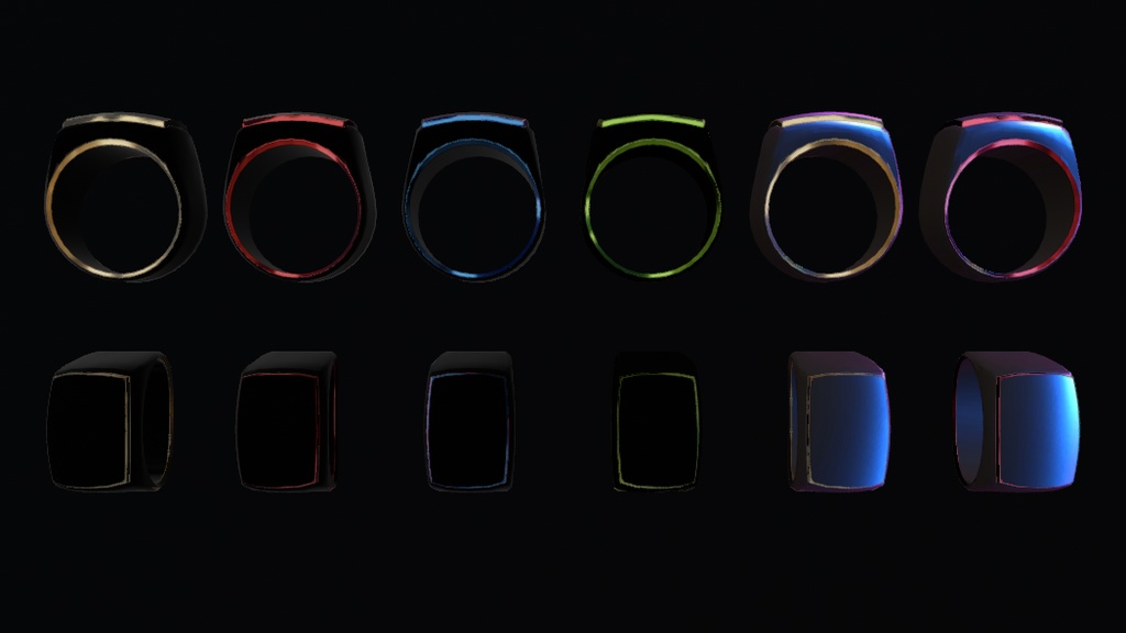 SIMPLE RING02 2Model / 6Colors