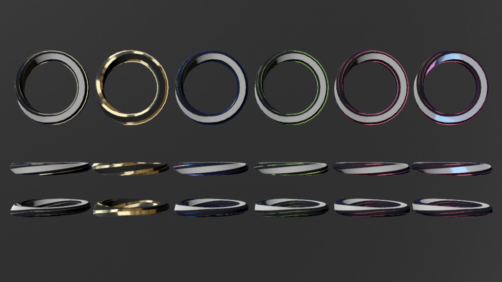 SIMPLE RING02 2Model / 6Colors