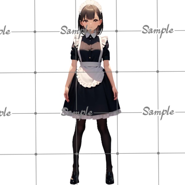 IRIAM立ち絵、メイド