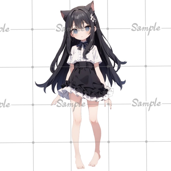 IRIAM立ち絵、差分付き