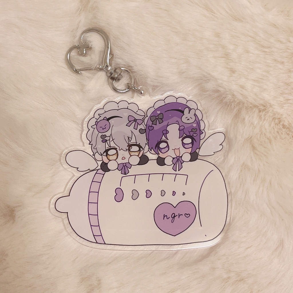 哺乳瓶ばぶアクキー