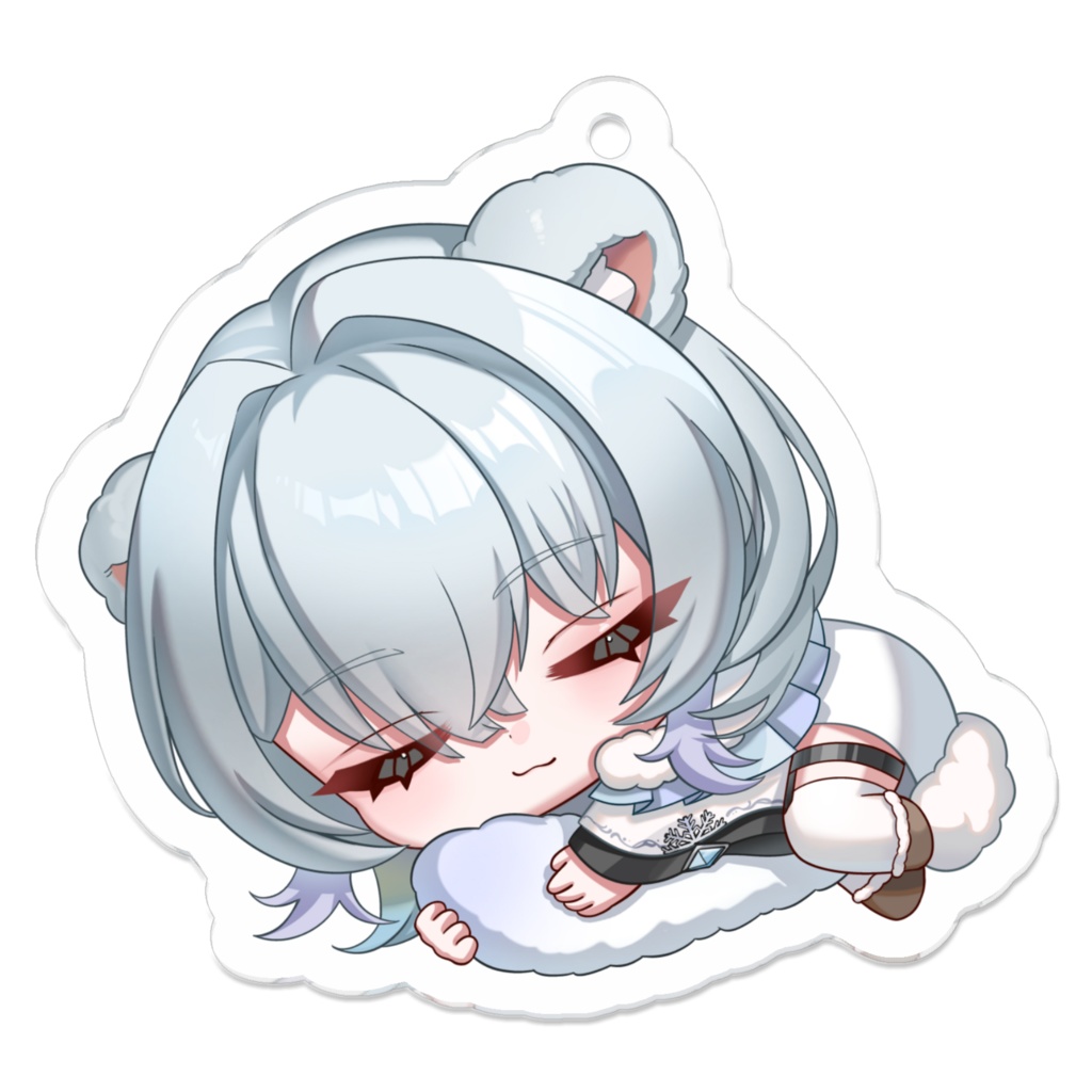 雪乃目ぐる すやすや アクリルキーホルダー