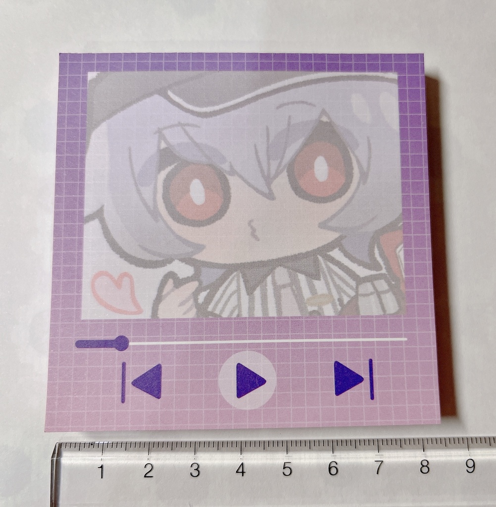 音楽プレーヤー風メモ