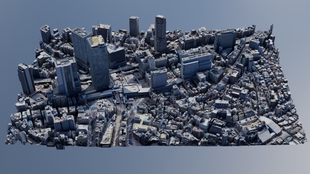 Shibuya MAP 渋谷駅【3Dモデル 3DModel】