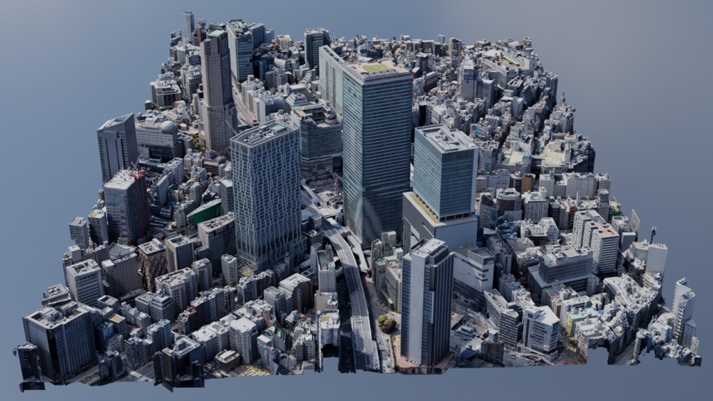 Shibuya MAP 渋谷駅【3Dモデル 3DModel】