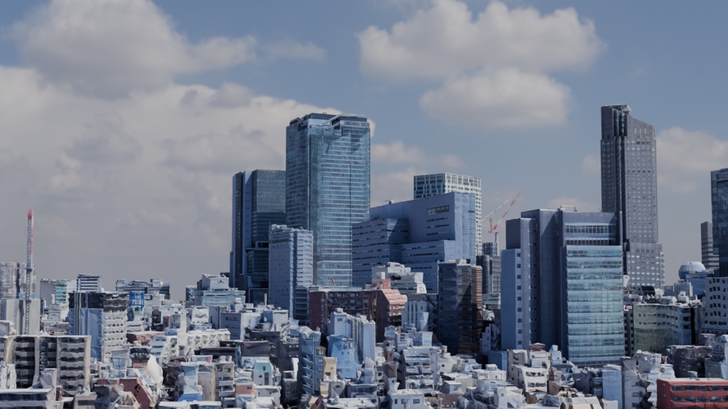 Shibuya MAP 渋谷駅【3Dモデル 3DModel】