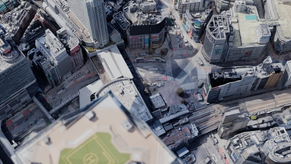 Shibuya MAP 渋谷駅【3Dモデル 3DModel】