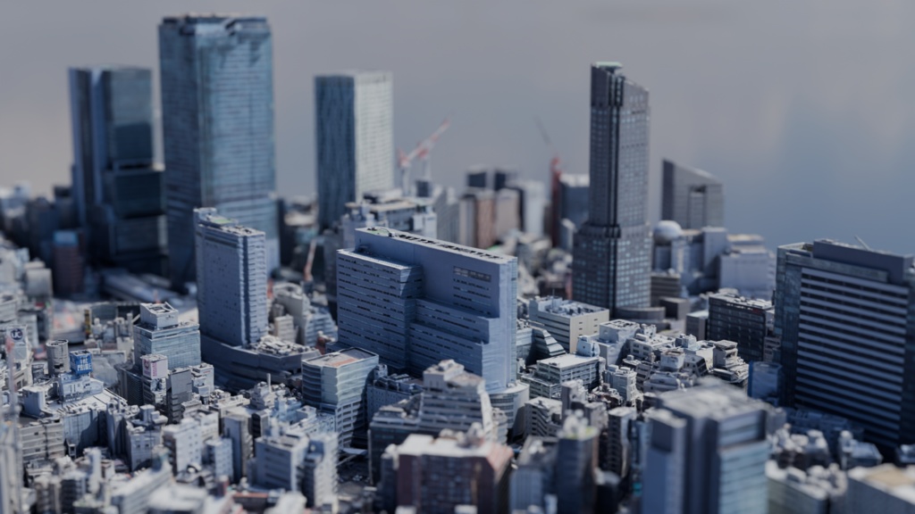 Shibuya MAP 渋谷駅【3Dモデル 3DModel】