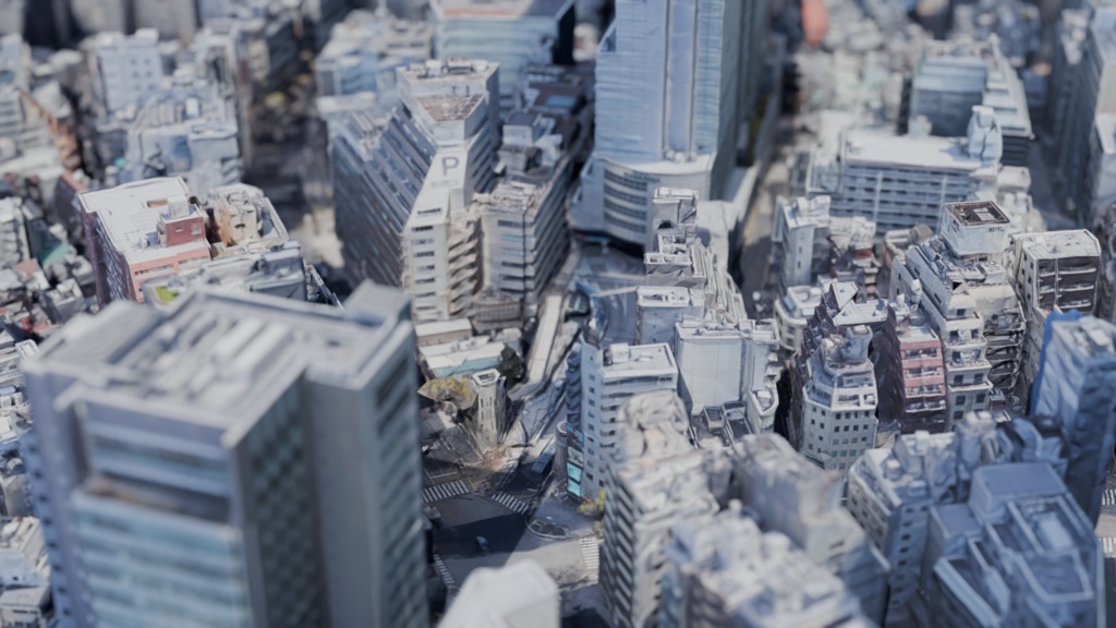 Shibuya MAP 渋谷駅【3Dモデル 3DModel】