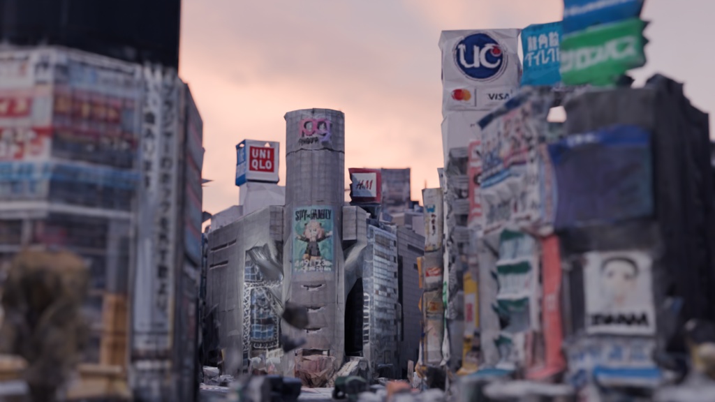 Shibuya MAP 渋谷駅【3Dモデル 3DModel】