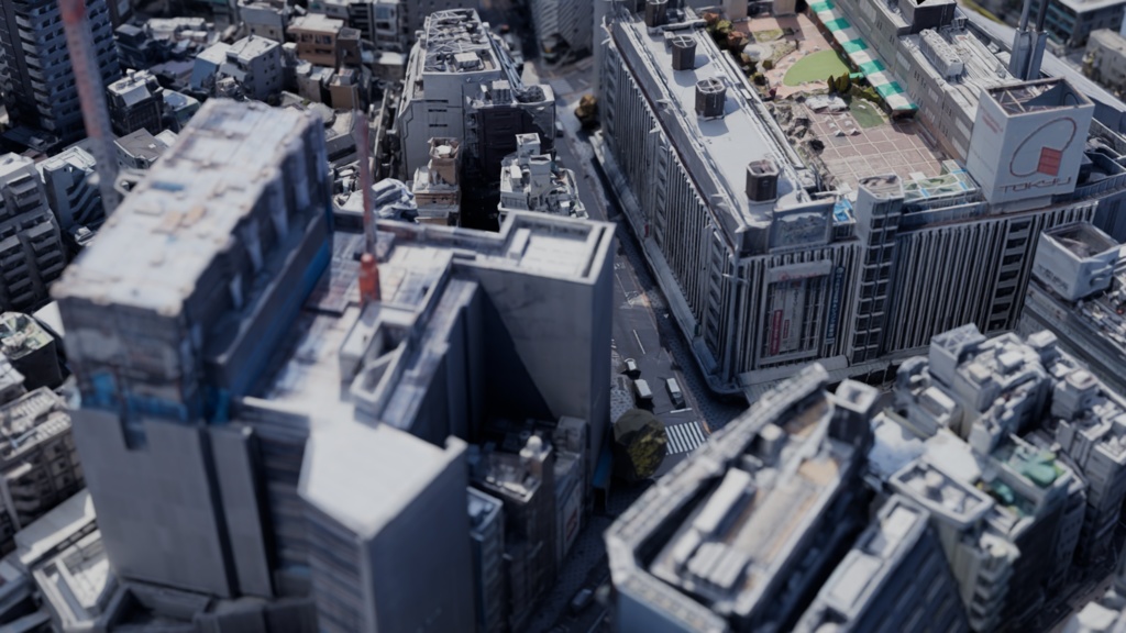 Shibuya MAP 渋谷駅【3Dモデル 3DModel】
