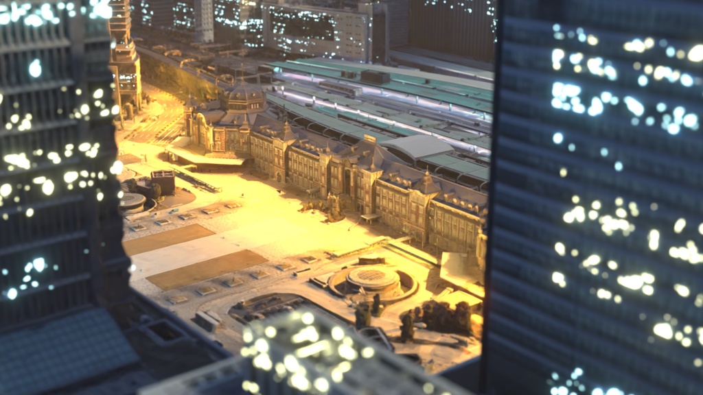 Tokyo City 東京駅周辺【3Dモデル 3DModel】