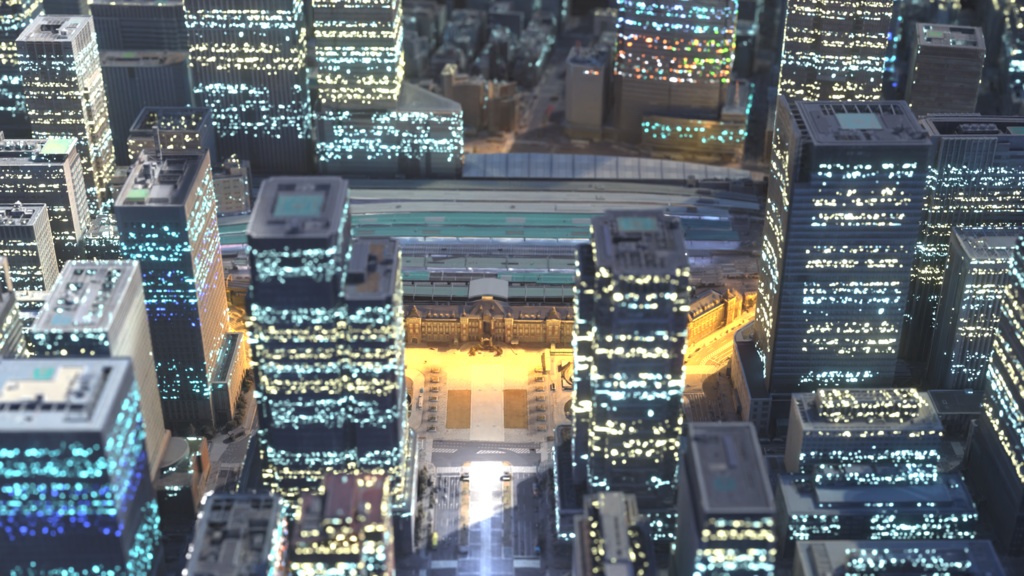 Tokyo City 東京駅周辺【3Dモデル 3DModel】