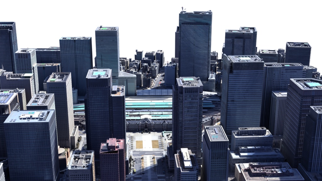 Tokyo City 東京駅周辺【3Dモデル 3DModel】