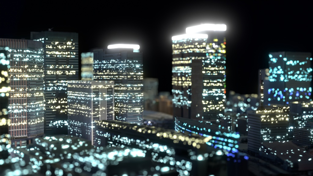 Tokyo City 東京駅周辺【3Dモデル 3DModel】