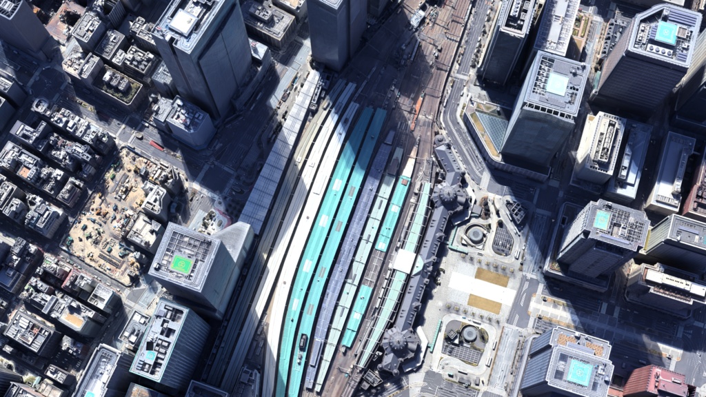Tokyo City 東京駅周辺【3Dモデル 3DModel】
