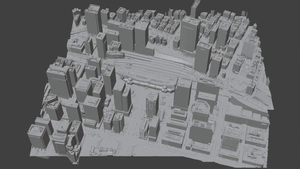 Tokyo City 東京駅周辺【3Dモデル 3DModel】